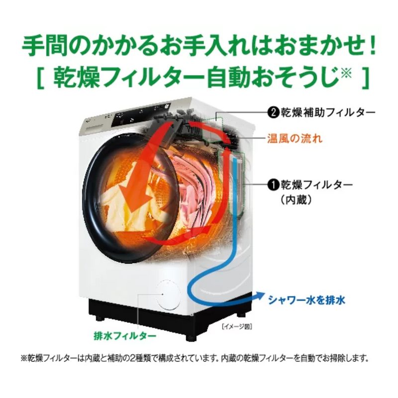 【開封済み・未使用・スパナなし】<br>AQUA　ドラム式洗濯機10kg　右開き<br>AQW-DM10R-R