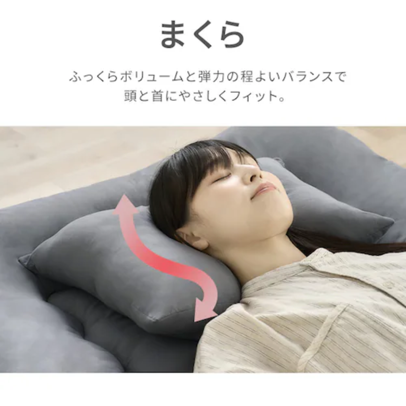 キズナフィールド 6枚セット アイリスオーヤマ】マットレス付き布団10点セット KFS-KM10S