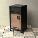 【外箱なし・開封済み・未使用】 宅配ボックス付きポスト PBX-026