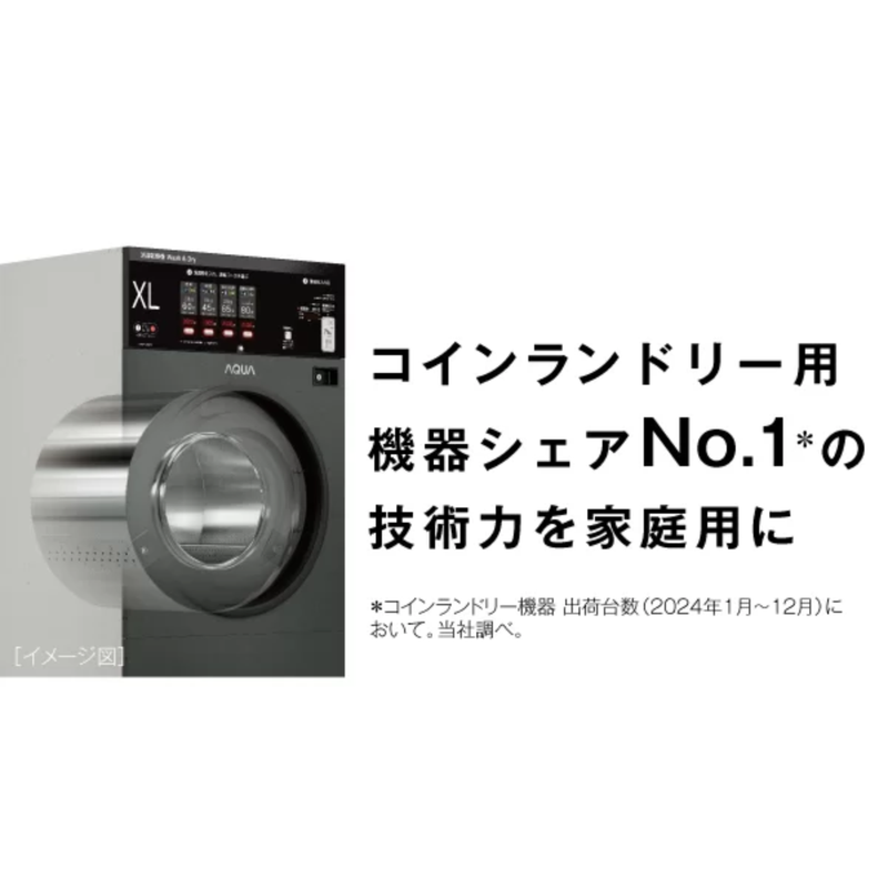 開封済み・未使用】AQUA ドラム式洗濯機 AQW-SD8A-L-W(洗濯・脱水8.0kg、