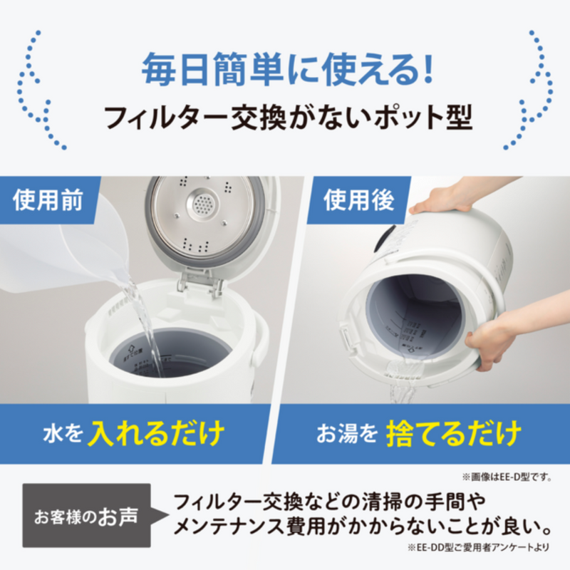 【象印】 スチーム式加湿器 EE-TB60