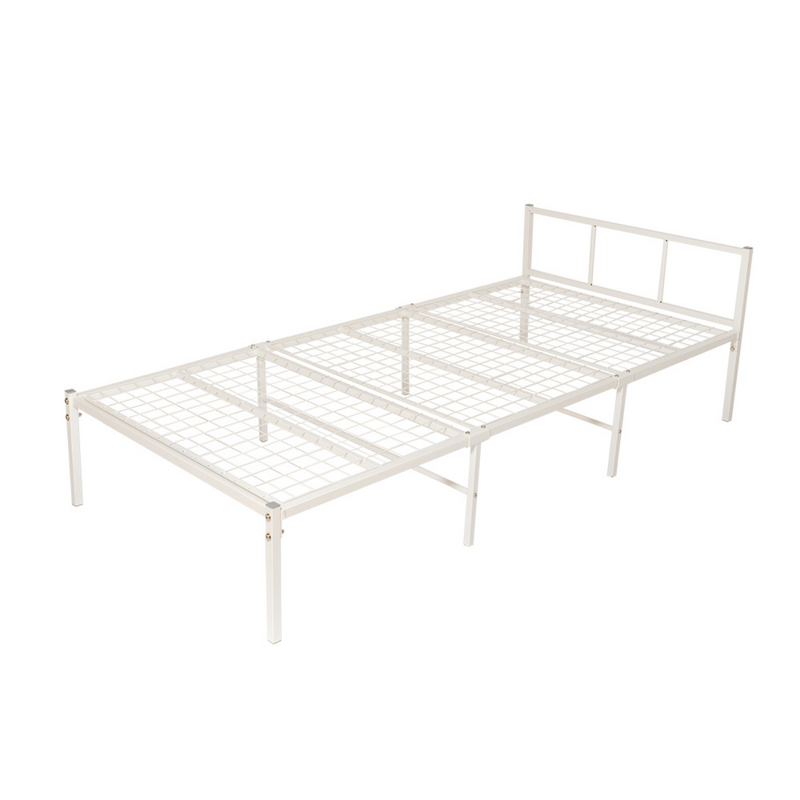 お客様組立品】 シンプルパイプベッド ・ホワイト お客様組立品】 シンプルパイプベッド ・ホワイト