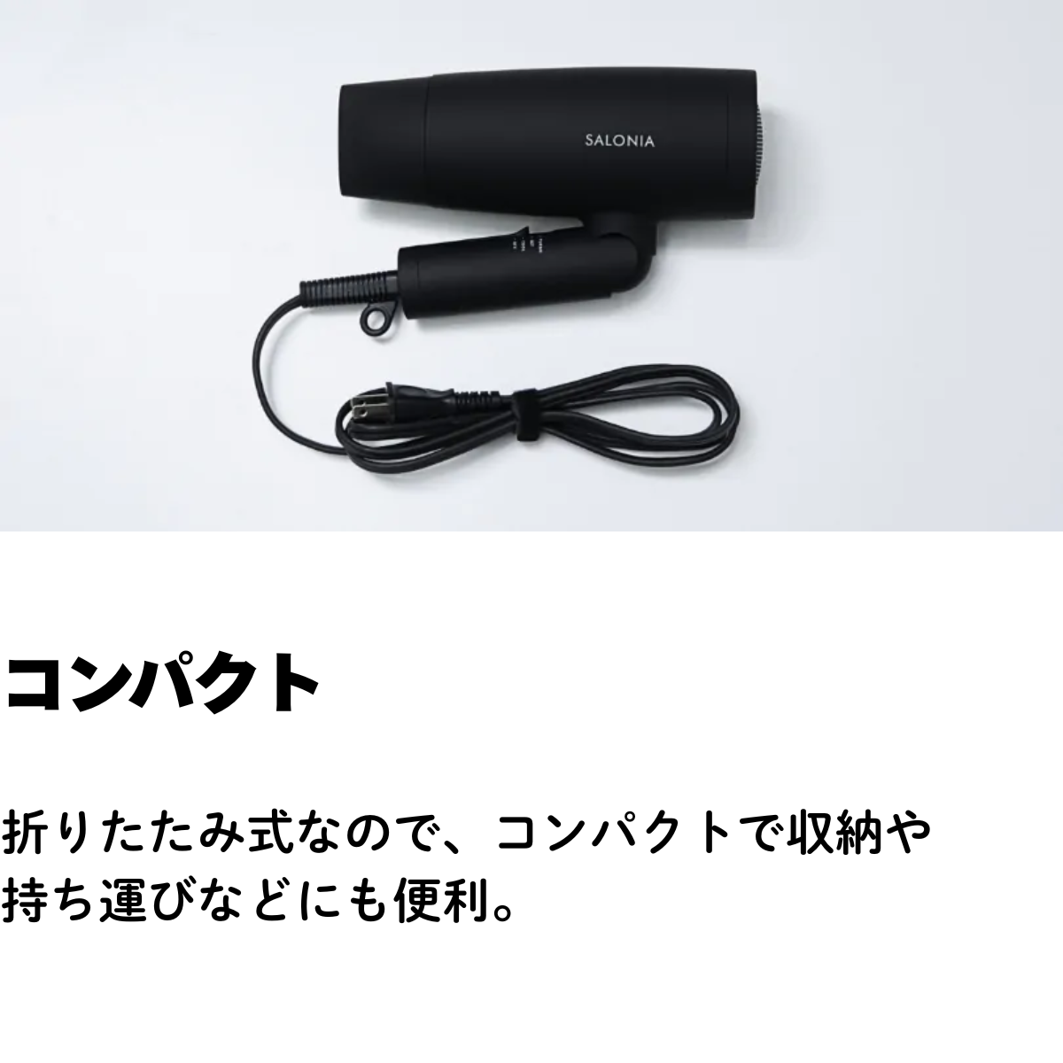 SALONIAスピーディーイオンドライヤーSL-013