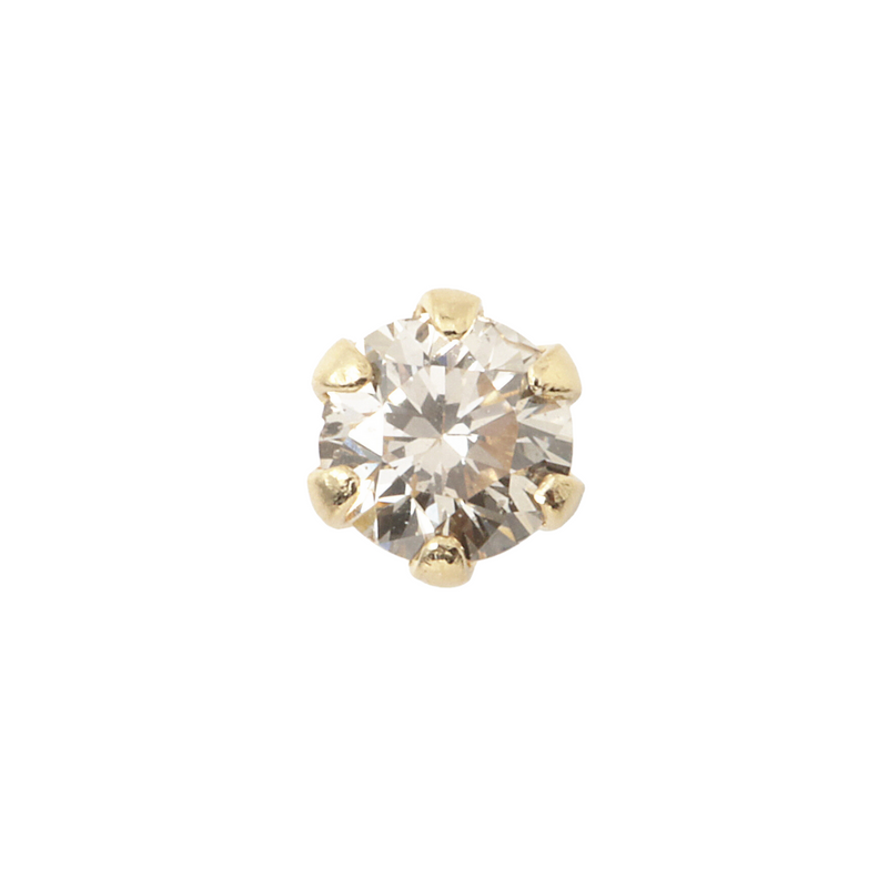 【 ダイヤモンドピアス 】<br>18Ｋイエローゴールド  0.1ct ｜DNO5238YG