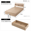 【アイリスオーヤマ】宮付きくつろぎ収納ベッド STBS-S