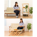 【 Land Field 】 2WAY 折りたたみ式ラックテーブル | LF-FRT010-NW