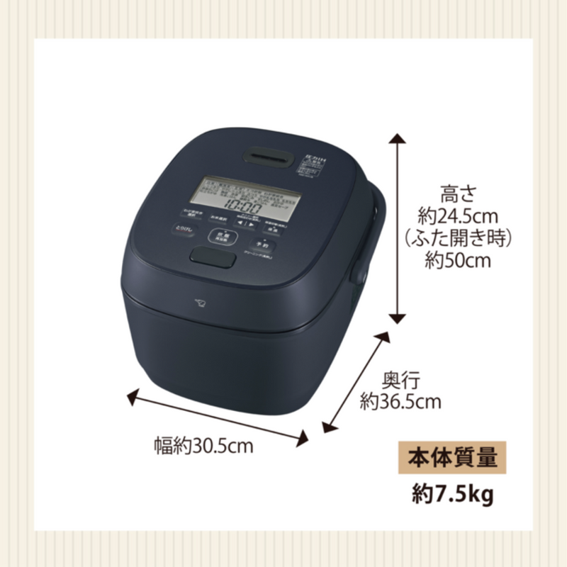 【超特価】ZOJIRUSHI 象印 NW-VS10 IH炊飯器 5.5合 象印】圧力IH炊飯ジャー(5.5合・1升)NW-WA10/18-BZ