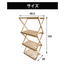 【 Land Field 】 2WAY 折りたたみ式ラックテーブル | LF-FRT010-NW