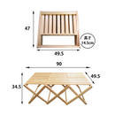 【 Land Field 】 2WAY 折りたたみ式ラックテーブル | LF-FRT010-NW