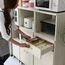 【お客様組立品】 Lycka Landシリーズ 幅45cm 高さ120cm ペールワゴンタイプ FLL-0069