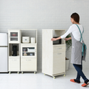 【お客様組立品】 Lycka Landシリーズ 幅45cm 高さ120cm ペールワゴンタイプ FLL-0069