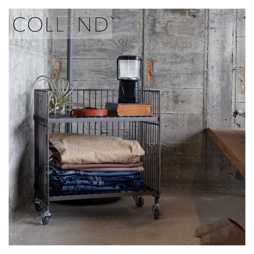 COLLEND 】お客様組立品ワイヤーワゴン（レギュラー・シングル）WW-WW-RS