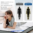 【アイリスオーヤマ】三つ折りポケットコイルマットレス PMTS11H-3S