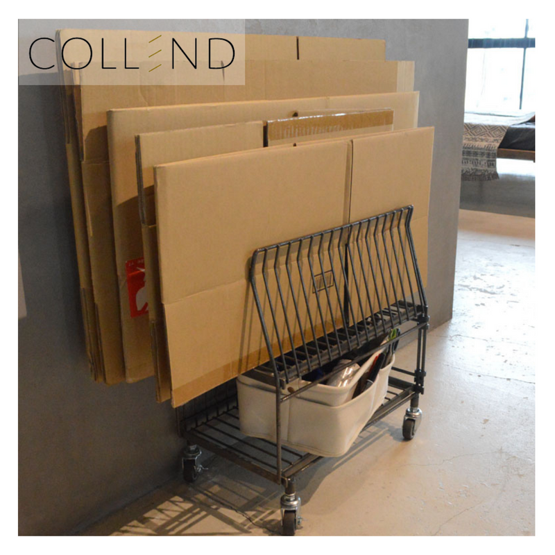 【 COLLEND 】お客様組立式, ワイヤーカートンストッカー, WW-WCS