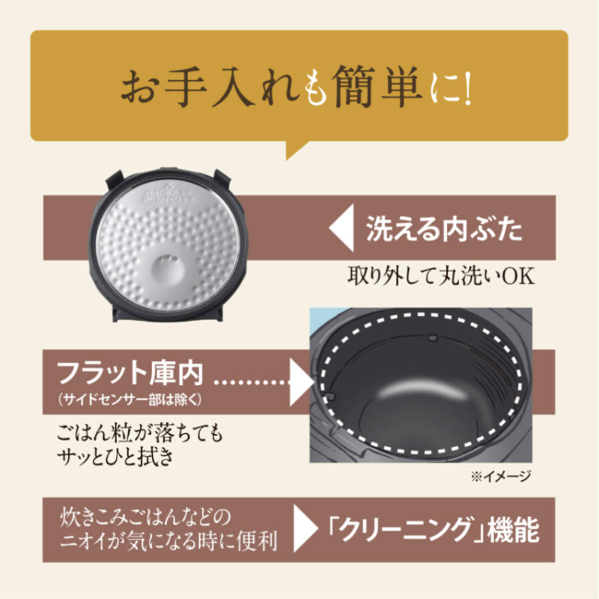 ZOJIRUSHI】IH炊飯ジャー 5.5合 NW-VK18-BA