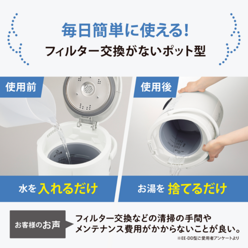 【象印】 スチーム式加湿器 EE-MB20