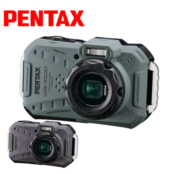 PENTAX】防水+防塵+耐衝撃 コンパクトデジタルカメラ WG-1000
