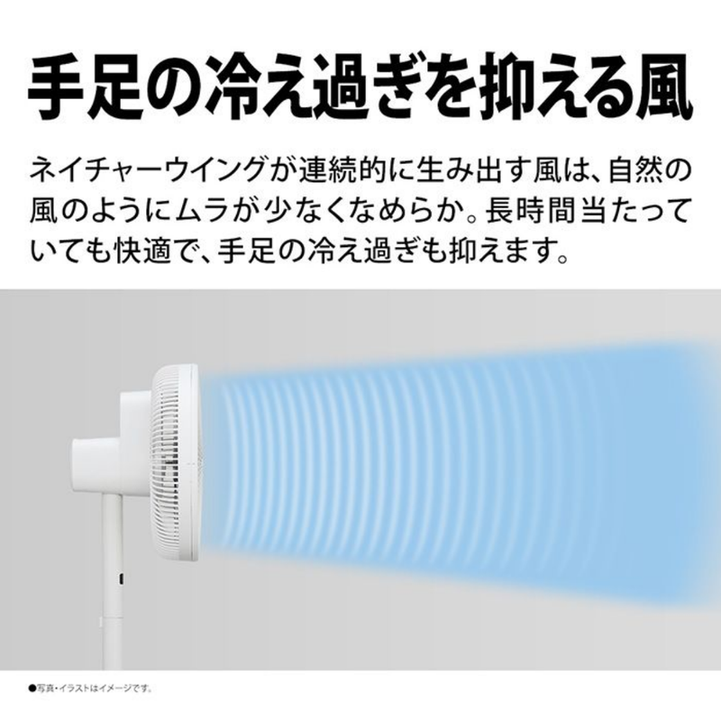 【SHARP】DC搭載リビング扇風機　PJ-T3DS-W