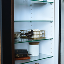 【お客様組立品】 brooklynシリーズ ガラス棚ディスプレイ FBR-0004