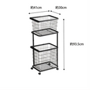 【tower】ランドリーワゴン＋バスケット タワー 山崎実業3351/3352