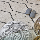 北欧スタイルシャギーラグ【チェミン】