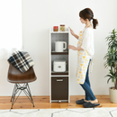 【お客様組立品】スマートキッチンシリーズ　幅30cm 高さ 120cm　食器棚　FKC-0531