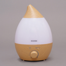 【アイリスオーヤマ】 超音波式加湿器 しずく型 木目調UHM-280SM