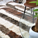 トルコ製 モダンシャギーラグ【リノッティ】
