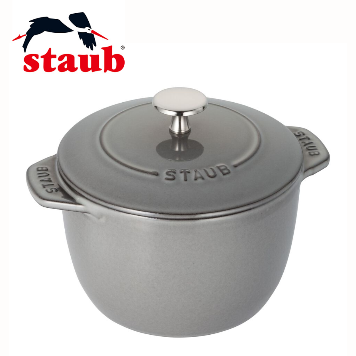 STAUB 】鋳物ホーロー鍋 ラ・ココット DE GOHAN Mサイズ・16cm