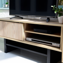 【お客様組立品】 「和」×「モダン」シリーズ テレビボード 幅100 FWM-0001