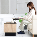 【お客様組立品】 「和」×「モダン」シリーズ リフティングテーブル 幅80cm FWM-0003