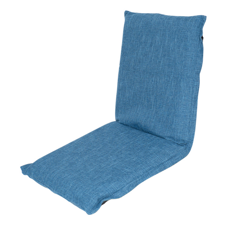 カバーの洗える座椅子　ブルー