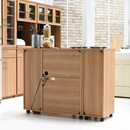 【お客様組立品】 北欧キッチンシリーズ 幅 120cm キッチンボード FAP-1022SET