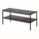 【tower】伸縮シンク下ラック 2段 D30 ホワイト ブラック 山崎実業4948/4949