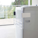 【tower】マグネット伸縮洗濯機バスタオルハンガー ホワイト ブラック 山崎実業 4873/4874