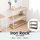 【お客様組立品】アイアンラック3段　コーナン オリジナル