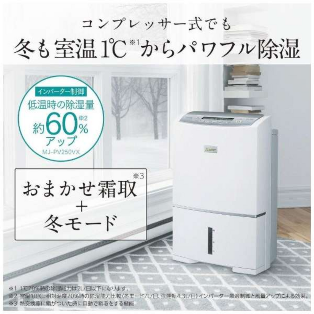 日本買付#三菱コンプレッサー式衣類乾燥除湿機 MJ-180KX-W 除湿器