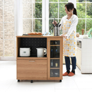 【お客様組立品】 北欧キッチンシリーズ 幅 90cm キッチンボード FAP-1022