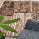 トルコ製 カービングシャギーラグ【ブリンバン】