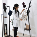 【お客様組立品】 Ritaシリーズ 北欧風ポールハンガー DRT-1006