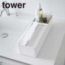 【tower】ペーパータオル＆バニティオーガナイザー タワー 山崎実業 10743/10744