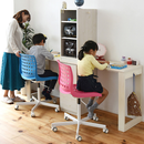 【お客様組立品】 コンパクトツインデスクセット ラック＋チェスト FWD-0002SET【全2色】