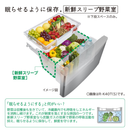 【開封済み・未使用】HITACHI 5ドア冷蔵庫 R-K40T-S