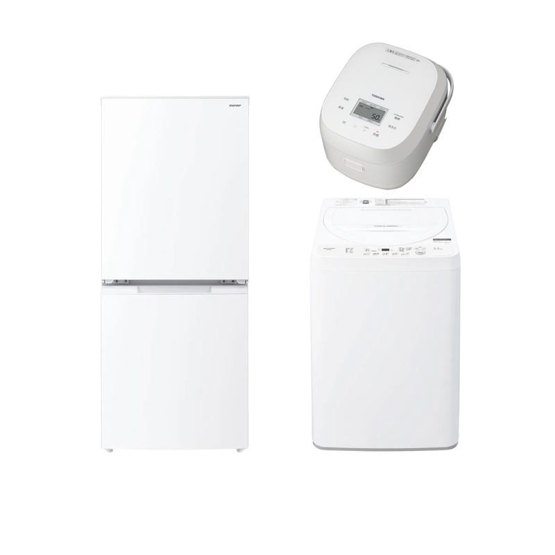 90号【09セット・SHARP（109,800円セット）】選べる家電3点セット 冷蔵庫・洗濯機に＋1アイテム