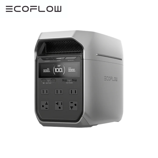 【ECOFLOW】 リン酸鉄リチウムイオン電池使用！ ポータブル電源 DELTA 3 Plus
