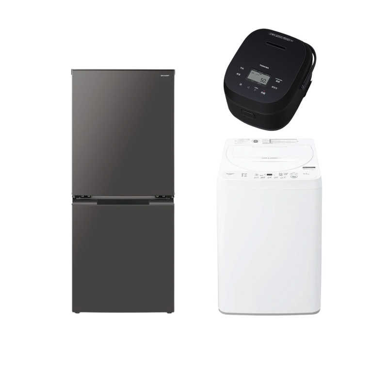 90号【09セット・SHARP（109,800円セット）】選べる家電3点セット 冷蔵庫・洗濯機に＋1アイテム