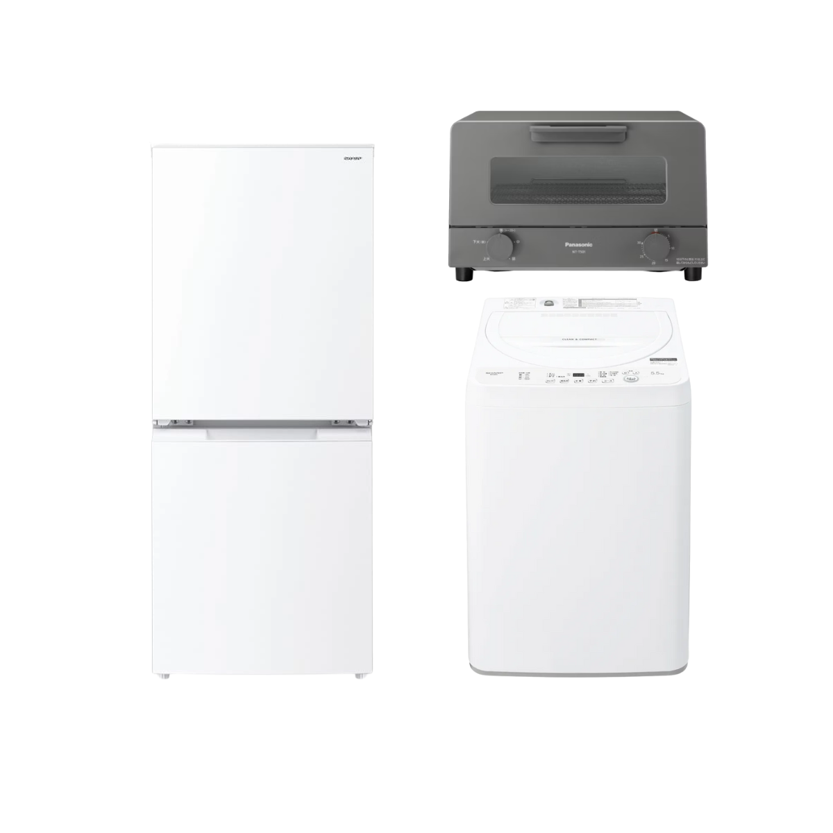 90号【09セット・SHARP（109,800円セット）】選べる家電3点セット