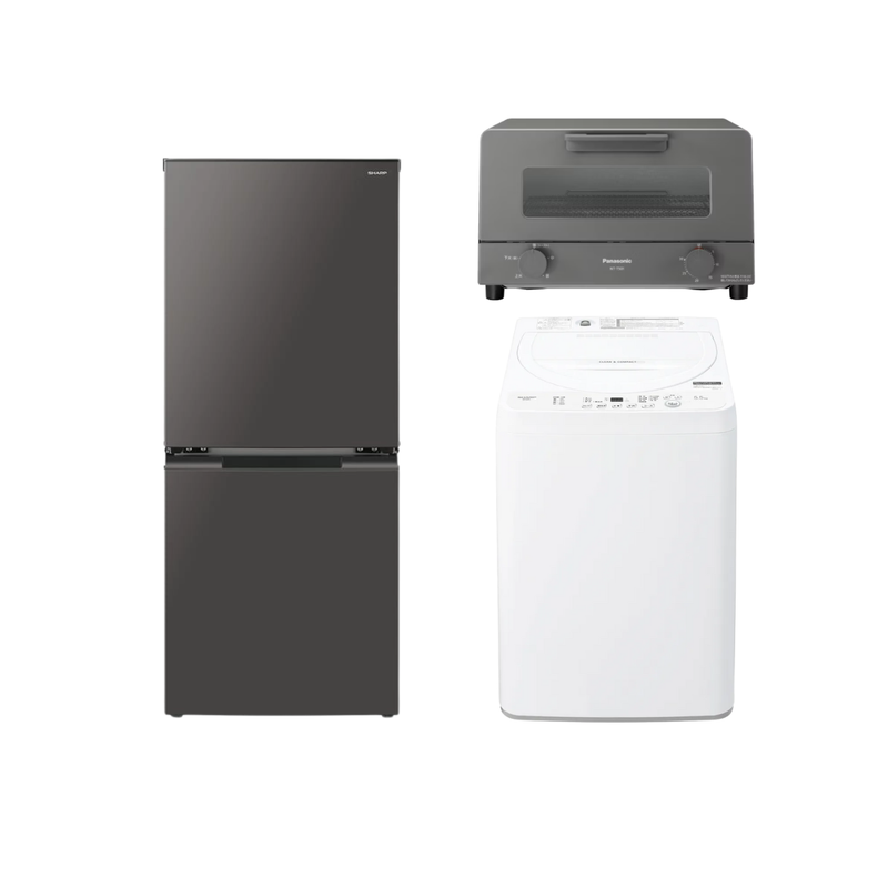90号【09セット・SHARP（109,800円セット）】選べる家電3点セット 冷蔵庫・洗濯機に＋1アイテム