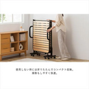 【お客様組立品】折りたたみすのこベッド OTBSS-WH ナチュラルホワイト