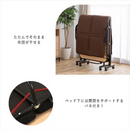 【お客様組立品】折りたたみすのこベッド OTBSS-WH ナチュラルホワイト